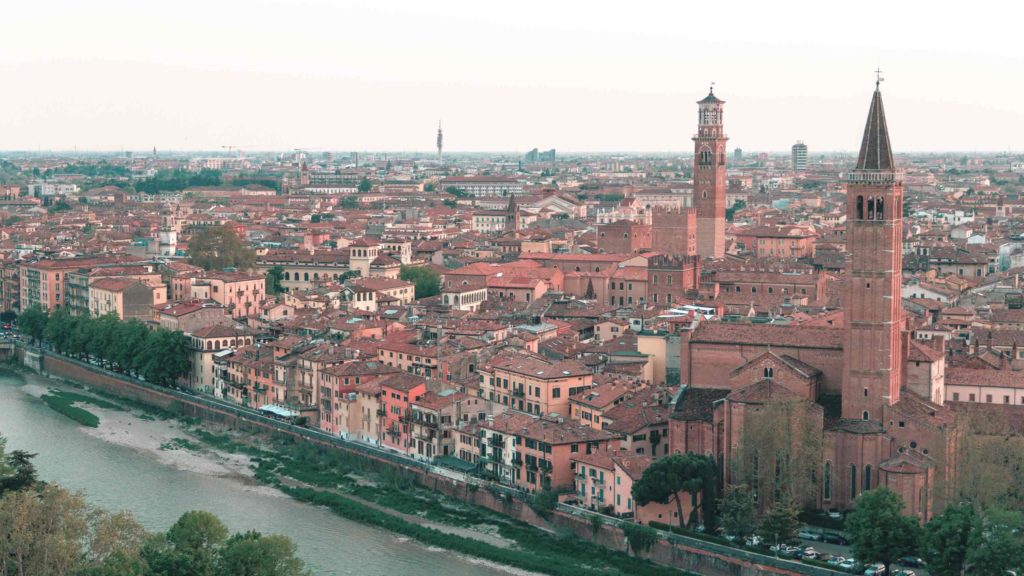 verona dall'alto