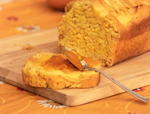 Plumcake all'arancia senza burro e senza uova